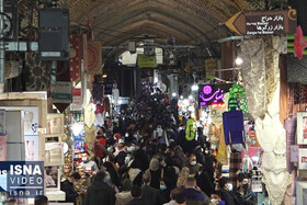 ویدئو / تداوم جنگ معیشت و کرونا در بازار تهران
