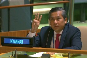 سفیر اخراجی میانمار در سازمان ملل: به مبارزه ادامه می‌دهم/ اعتراضات ادامه دارد