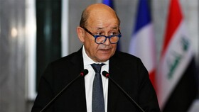 تاکید وزیر خارجه فرانسه بر لزوم همکاری با ایران برای حل مسئله افغانستان