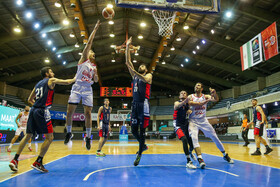 مرحله اول پلیآف لیگ برتر بسکتبال / شهرداری گرگان - آیندهسازان
