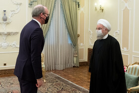 دیدار سایمون کاونی، وزیر امور خارجه ایرلند با حسن روحانی، ریاست جمهوری