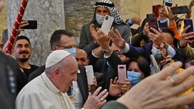 پاپ عراق را ترک کرد/ برهم صالح: پاپ در قلب مردم عراق جاودان است
