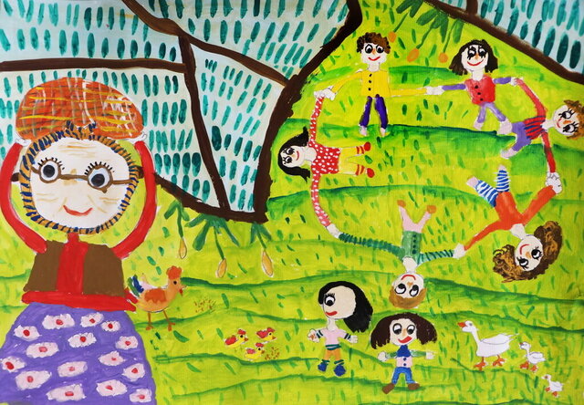 نگاهی به نقاشی های برگزیده کودکان ایرانی در ژاپن