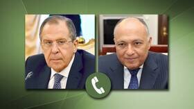 رایزنی تلفنی وزرای خارجه مصر و روسیه