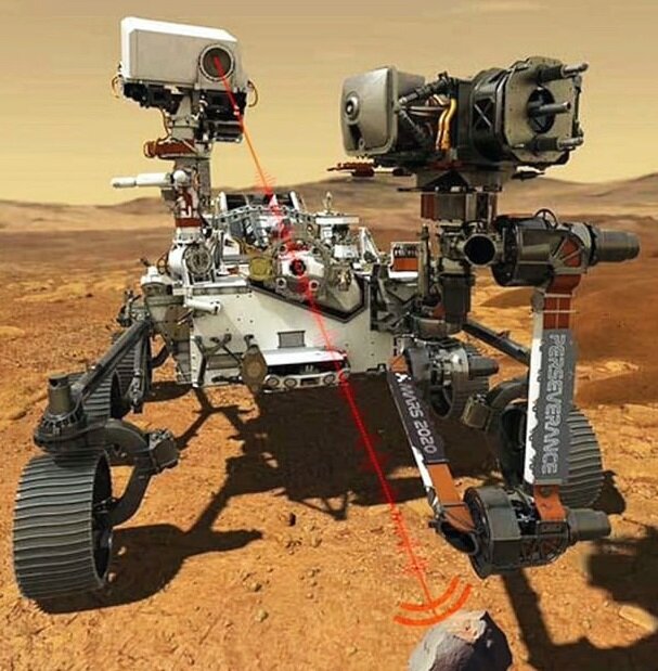 صدای شلیک لیزر پرقدرت "استقامت" در مریخ + فیلم