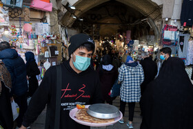 بازار بزرگ تهران در روزهای پایانی سال ۹۹