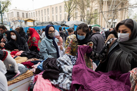 بازار بزرگ تهران در روزهای پایانی سال ۹۹