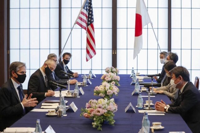 تاکید وزیران دفاع و خارجه آمریکا و ژاپن بر حفظ و تعمیق روابط دوجانبه 