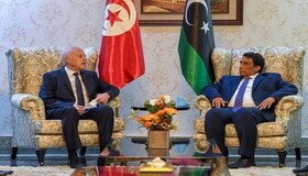 رئیس جمهوری تونس در طرابلس: زمان پایان دوری میان لیبی و تونس فرا رسیده است