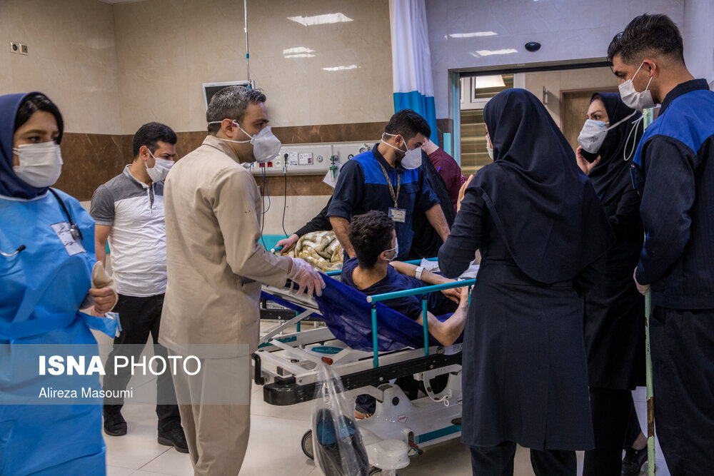 وضعیت بیمارستان‌های خوزستان همچنان قرمز است