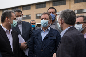 بازدید معاون اول رییس‌جمهور از یک واحد تولیدی تخم‌مرغ و یک دامداری در شهرستان ری