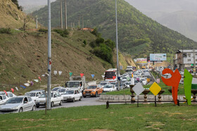 ترافیک جادهای محور فیروزکوه