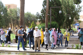 مسافران نوروز ۱۴۰۰ در شهر تاریخی یزد