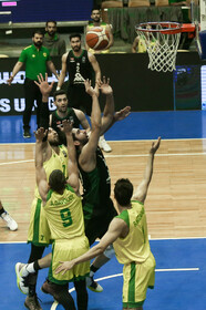 دیدار تیم های بسکتبال نفت آبادان و ذوب آهن اصفهان