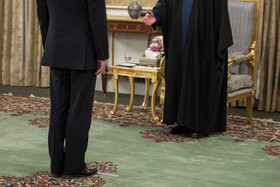 دیدار وانگ ئی وزیر امور خارجه چین با حسن روحانی، رییس جمهوری