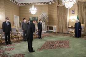 دیدار وانگ ئی وزیر امور خارجه چین با حسن روحانی، رییس جمهوری