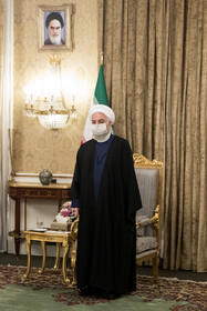 دیدار وانگ ئی وزیر امور خارجه چین با حسن روحانی، رییس جمهوری