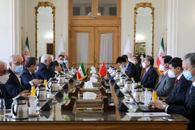 دیدار وانگ ئی وزیر خارجه چین با محمدجواد ظریف