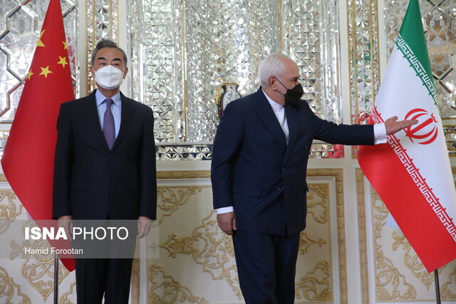 وزیر خارجه چین،با همتای ایرانی خود دیدار کرد