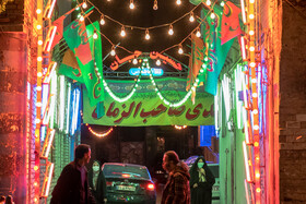 چهره تهران در آستانه نیمه شعبان