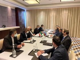 دیدار ظریف با وزیر خارجه آذربایجان