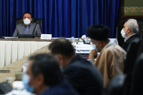 محمود واعظی، رئیس دفتر رئیس‌جمهوری در جلسه ستاد تنظیم بازار