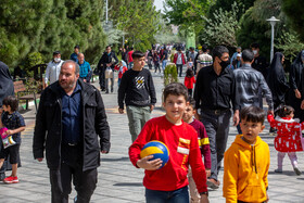 روز طبیعت در قم -بوستان علوی