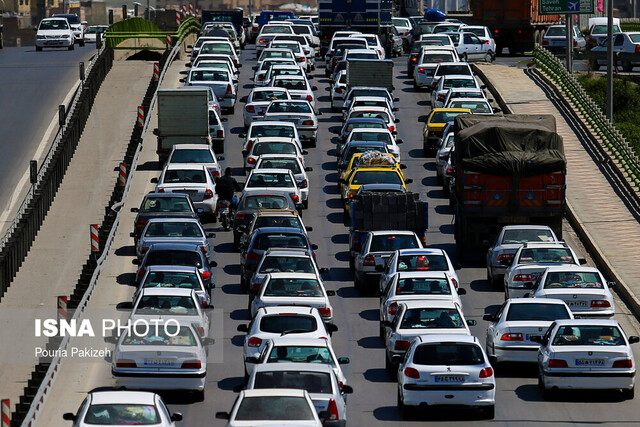 افزایش تردد خودرو در جاده‌های خوزستان