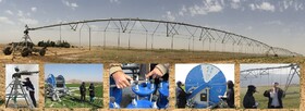 اجرای ۶۵۰ هکتار سیستم آبیاری نوین در اراضی کشاورزی دلگان