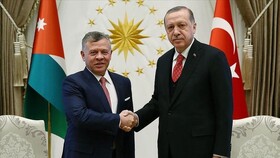 اردوغان و پادشاه اردن تلفنی گفت‌وگو کردند