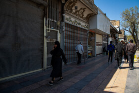 خیابان امام خمینی(ره) - تعطیلی اصناف اراک در وضعیت قرمز کرونا