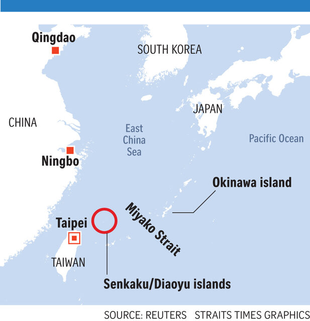 چین: مانورهای دریایی نزدیک تایوان به امری منظم تبدیل می‌شوند