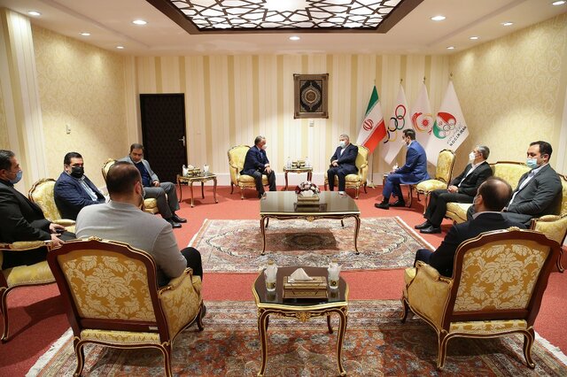 دیدار رییس فدراسیون جهانی بدنسازی با صالحی امیری