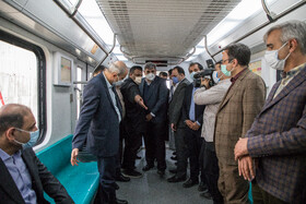 مراسم رونمایی از نخستین نمونه قطار ملی مترو