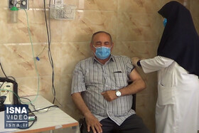 ویدئو / تزریق واکسن کرونا به بیماران خاص در سمنان