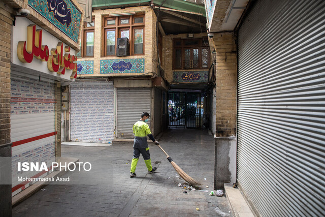 گلفروشی و پاساژ تخصصی باز است/ مواد غذایی فقط بیرونبر گلفروشی و پاساژ تخصصی باز است/ مواد غذایی فقط بیرونبر