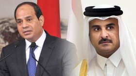 سیسی و امیر قطر پیام تبریک رد و بدل کردند