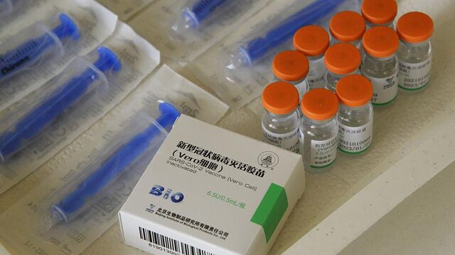 ۴۰۰ هزار دوز واکسن چینی وارد ایران شد,