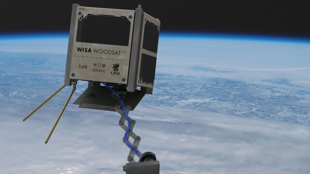اولین ماهواره چوبی جهان امسال در مدار قرار می‌گیرد