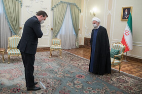 دیدار نیکلا ساکوویچ، وزیر امور خارجه صربستان با حسن روحانی، رییس جمهور