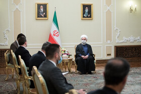 دیدار نیکلا ساکوویچ، وزیر امور خارجه صربستان با حسن روحانی، رییس جمهور