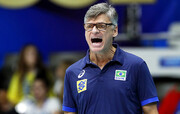 سرمربی والیبال برزیل به دلیل کرونا بستری شد