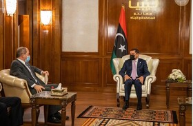 سفر وزرای خارجه و کشور الجزایر به لیبی