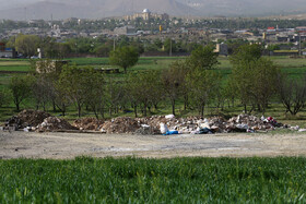 نخاله های ساختمانی در طبیعت همدان 24