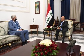 تأکید صالح بر اهمیت کاهش تنش‌ها در منطقه/ تاکید عراق و روسیه بر ادامه همکاری