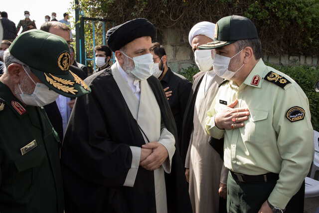 حضور رئیس قوه قضاییه در مراسم یادبود سردار حجازی