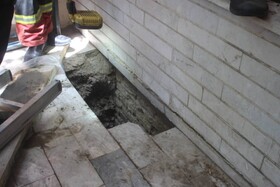 سقوط یک نفر به داخل چاه عجیب