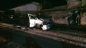 انفجار یک خودروی نظامی پر از سلاح در حلب