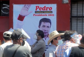 کاندیدای پیشروی انتخابات ریاست جمهوری پرو با احتمال کرونا بستری شد