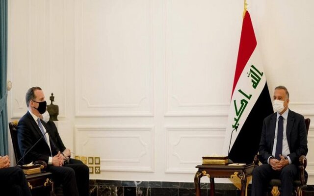 خروج نیروهای جنگی از عراق، از محورهای دیدار الکاظمی و هیئت آمریکایی